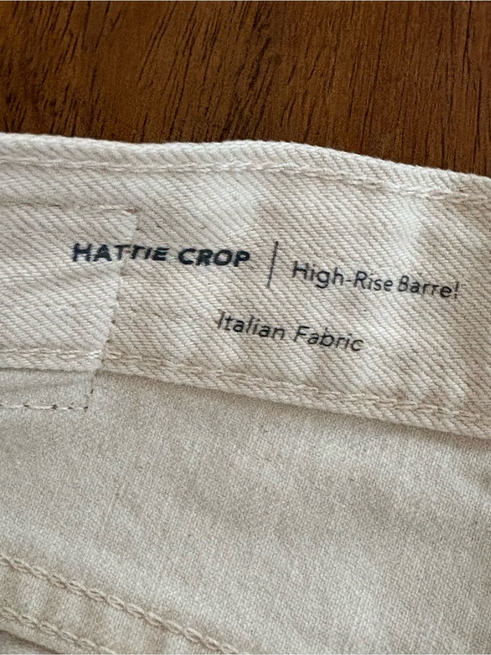 AG Hattie High Rise Crop Barrel Jeans in Opal Stone 29 - Picture 12 of 15